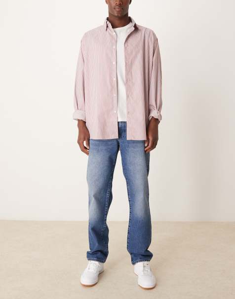 ASOS DESIGN – Jeansy o prostym kroju z efektem sprania - view 1