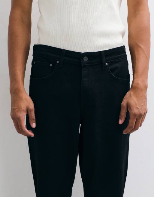 ASOS DESIGN jeansy slim ze stretchem w kolorze czarnym, 5 z 5
