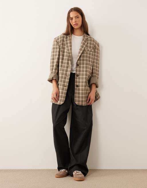 ASOS DESIGN – Jednorzędowa marynarka oversize w kratę, 3 z 4