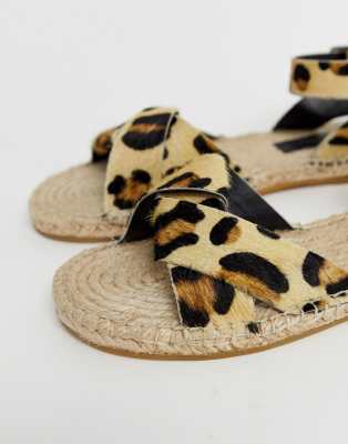 asos leopard espadrilles