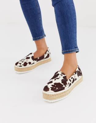 asos leopard espadrilles