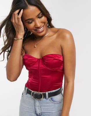 satin top asos