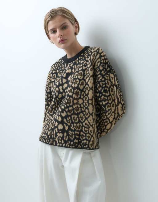 ASOS DESIGN jersey con estampado de leopardo, 2 de 5