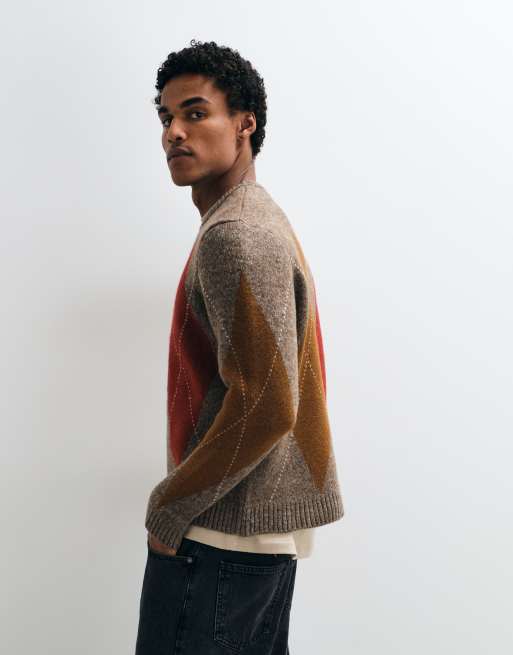 ASOS DESIGN jersey de punto holgado con cuello redondo, 4 de 5