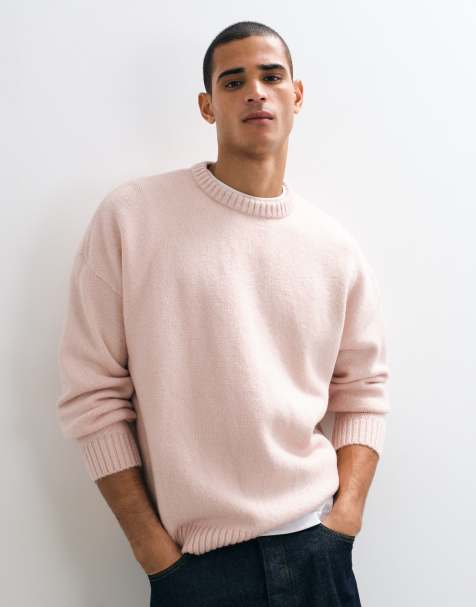 ASOS DESIGN jersey de punto súper extragrande en rosa jaspeado - view 1