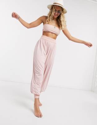 nike bandeau and shorts set