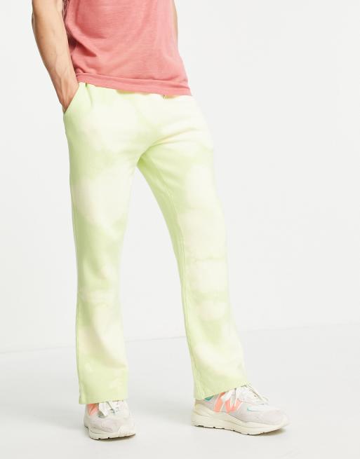 ASOS DESIGN - Jersey-joggingbukser med svaj i grøn batik - Del af sæt, 3 af 4