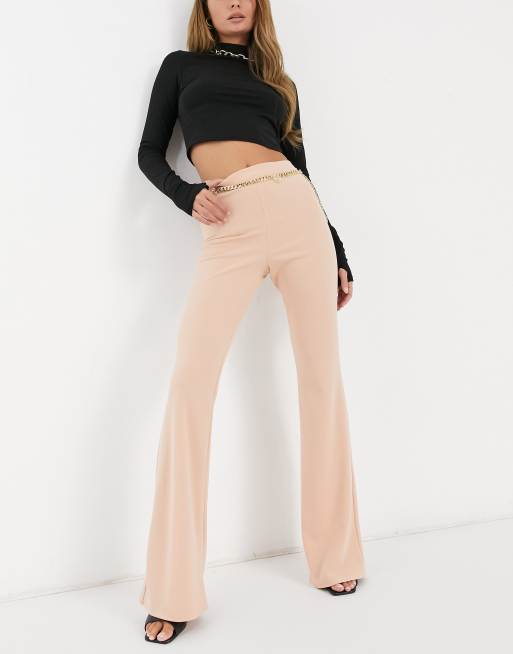 pale pink trousers ladies