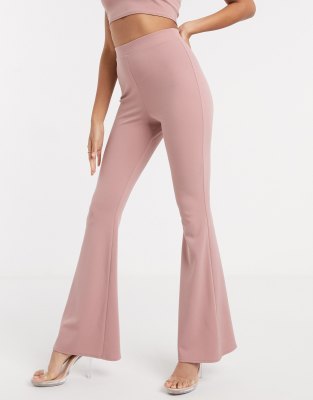 flared suit trousers