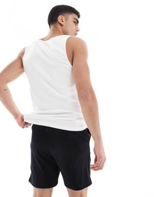 Asos Design Jersey Lounge Shorts In Black