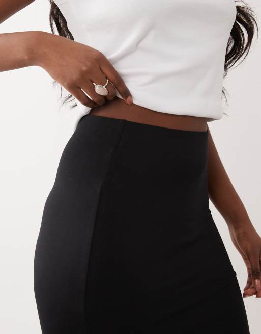 ASOS DESIGN – Jersey-Minirock in Schwarz, 4 von 5