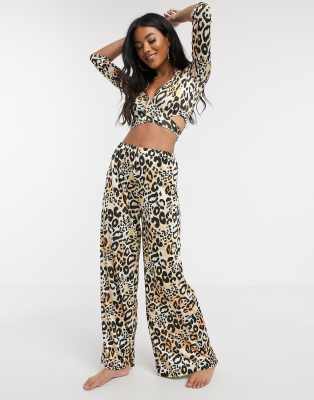 wide leg beach pants