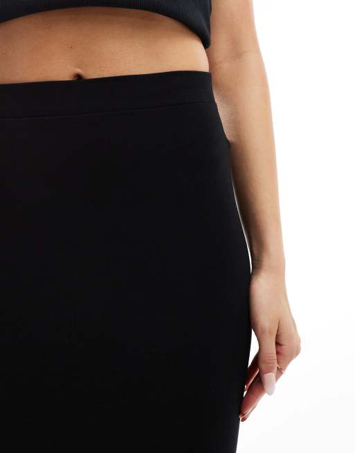 Long black shop pencil skirt 5t