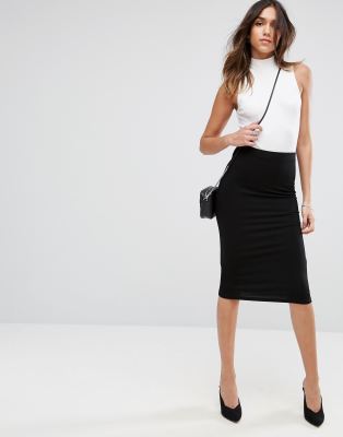 ASOS DESIGN jersey pencil skirt | ASOS