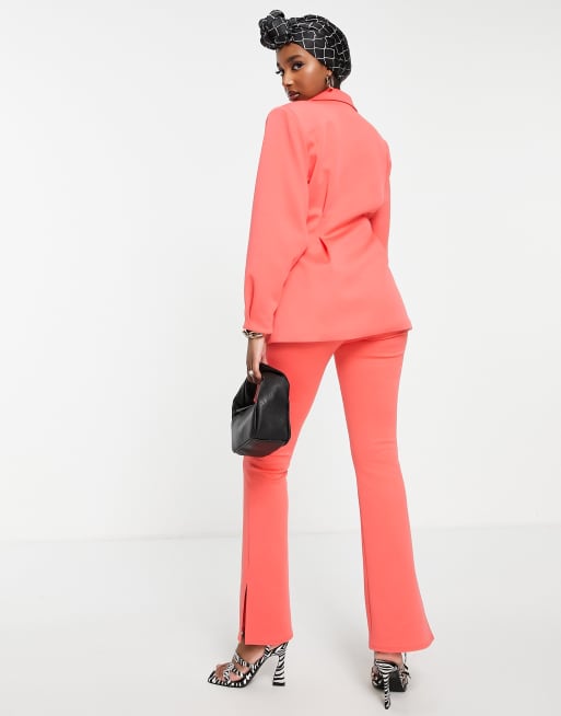 Coral trouser outlet suit