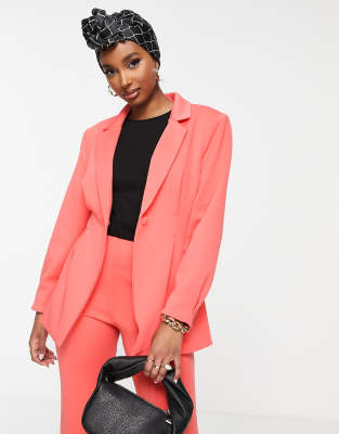 Coral sale blazer womens