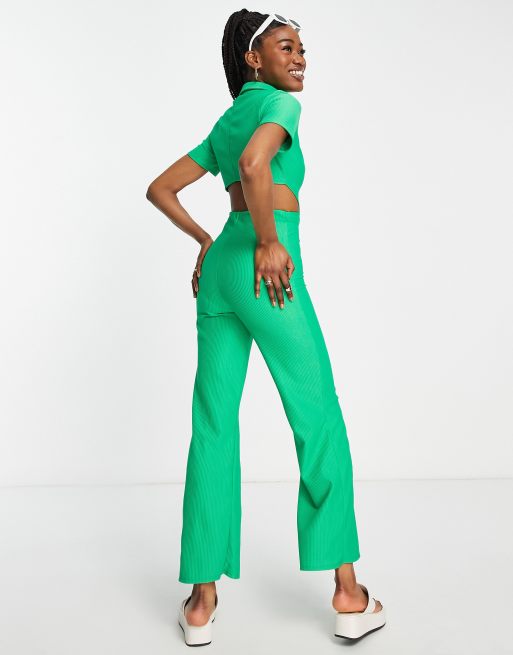 Retro rib overall jumpsuit online