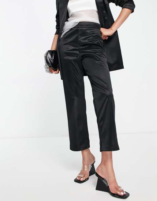 Satin cigarette on sale pants