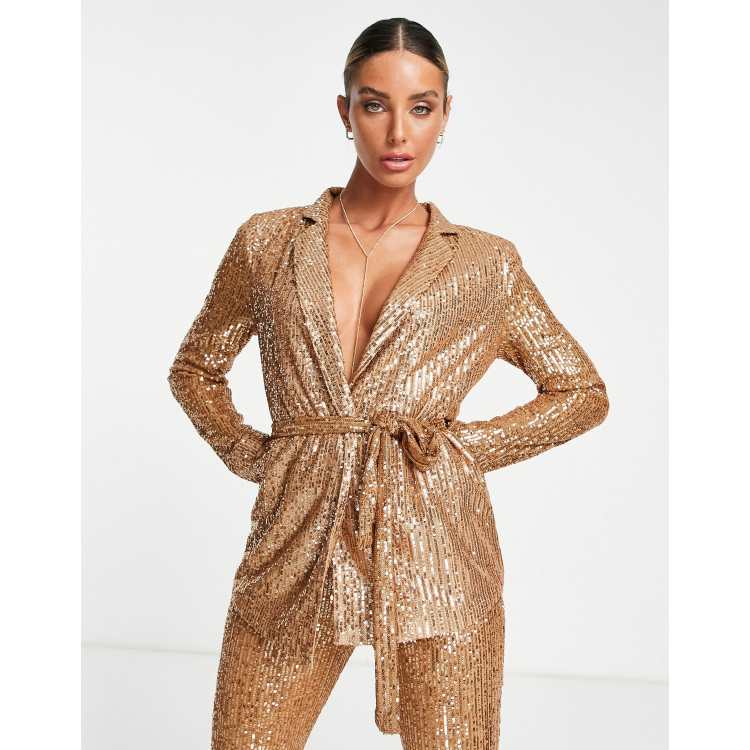 Rose gold hotsell blazer dress