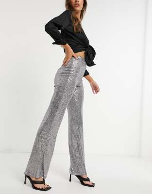 sparkly trouser suit