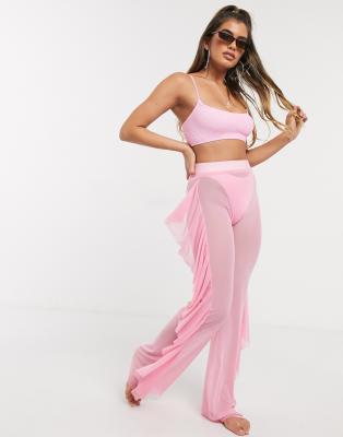 sheer beach trousers