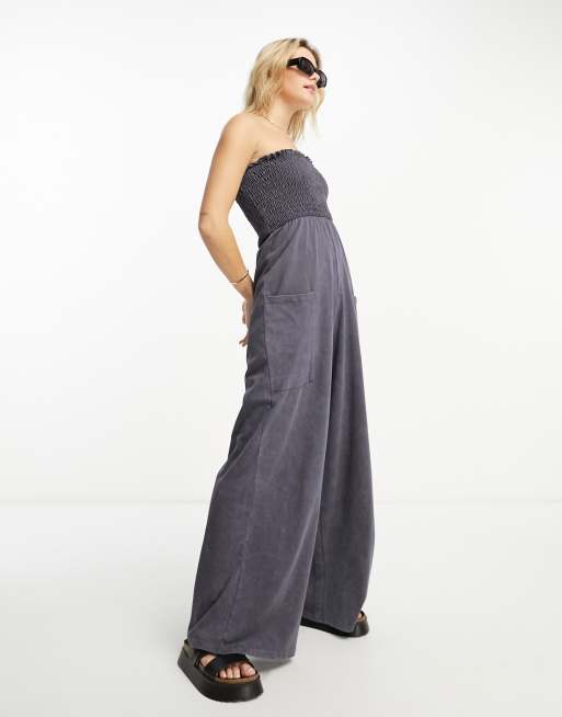 Jersey store bandeau jumpsuit