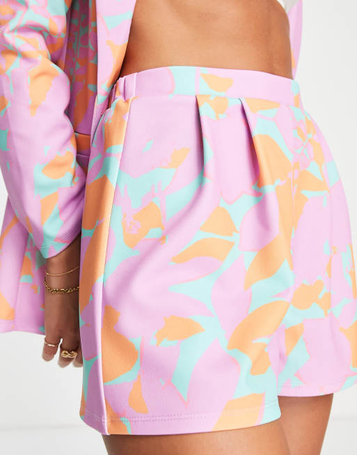 ASOS DESIGN - Jersey short in multi bladprint