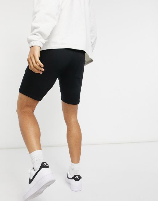 ASOS DESIGN mini shorts in black