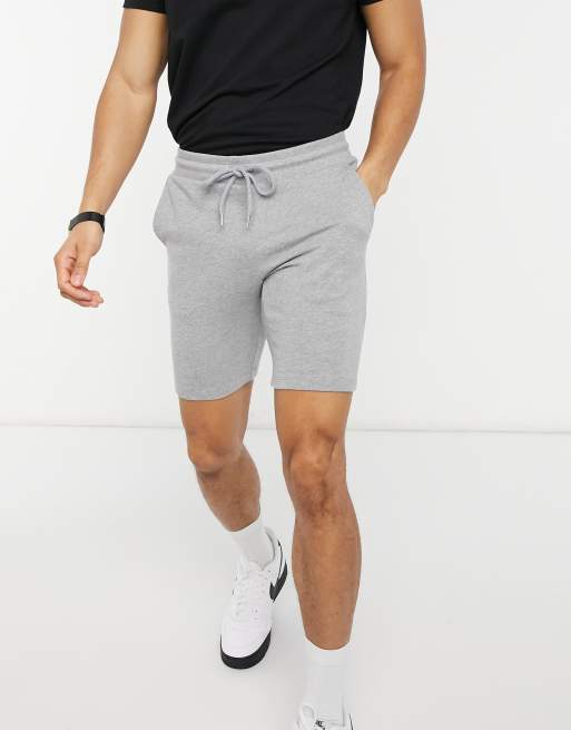 jersey shorts grey