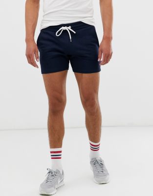 Off-White Khaki Green Cotton Knit Shorts S