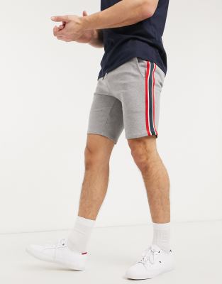 asos design jersey skinny shorts