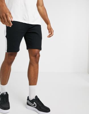 asos design jersey skinny shorts