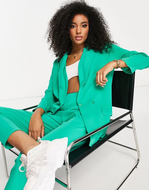 Tailleur pantalon femme online vert emeraude