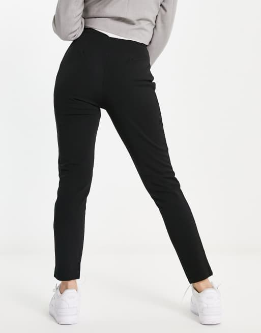 Black, Tapered Soft Jersey Trouser