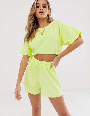 asos yellow top