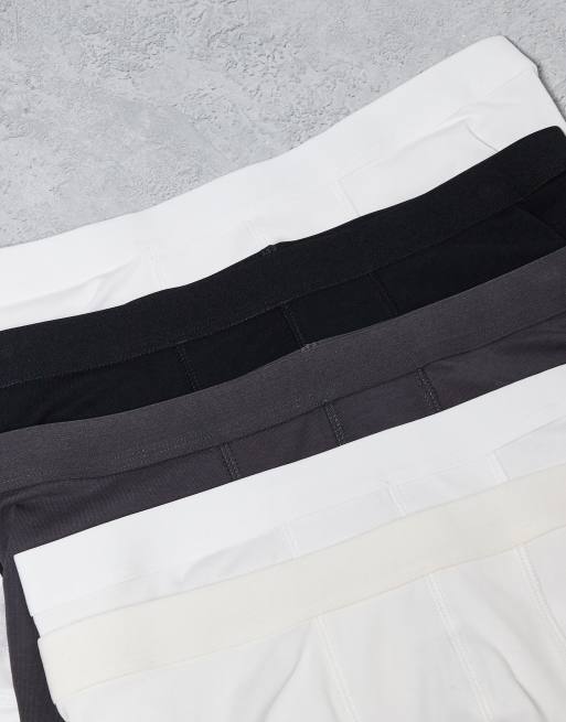 ASOS DESIGN – Jersey-Unterhosen in verschiedenen Farben, 5er-Pack , 2 von 3