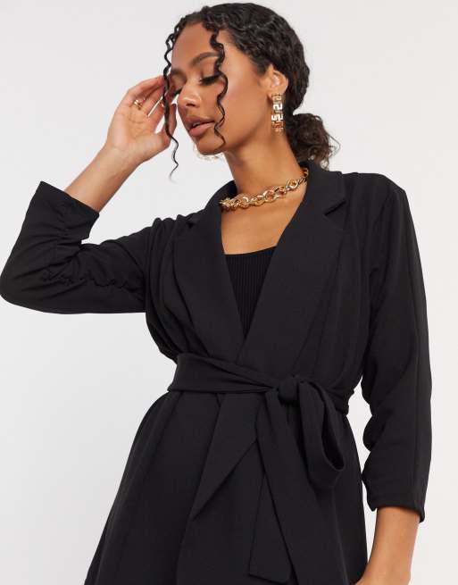 wrap jacket suit