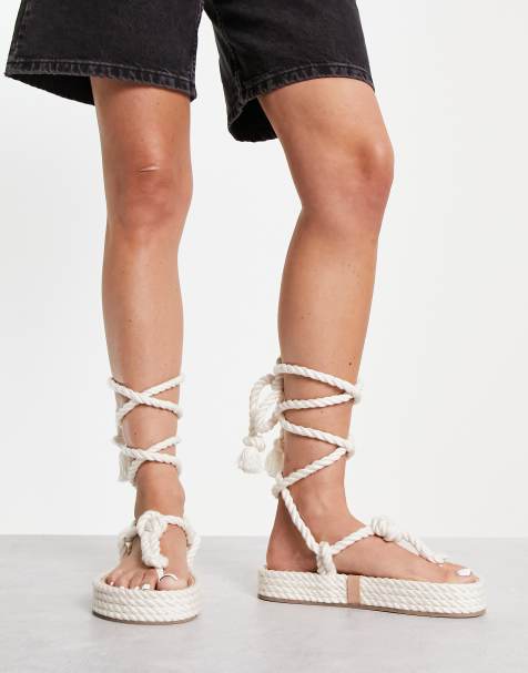Espadrillas allacciate alla caviglia outlet