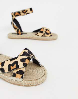 asos leopard espadrilles