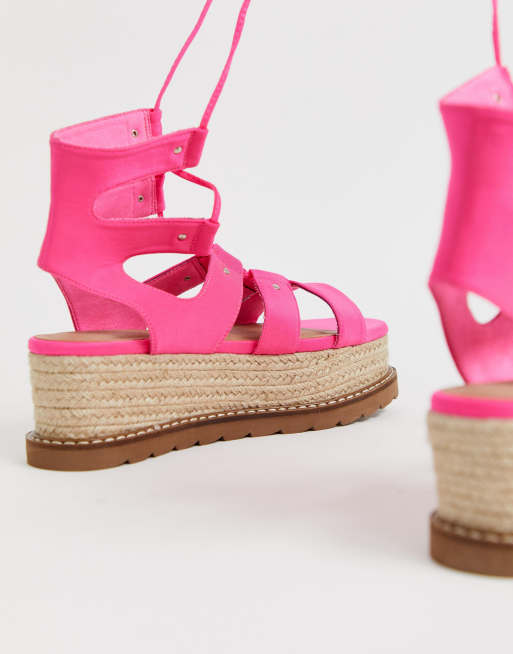 Espadrille fluo discount