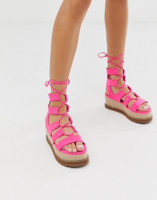 neon espadrilles