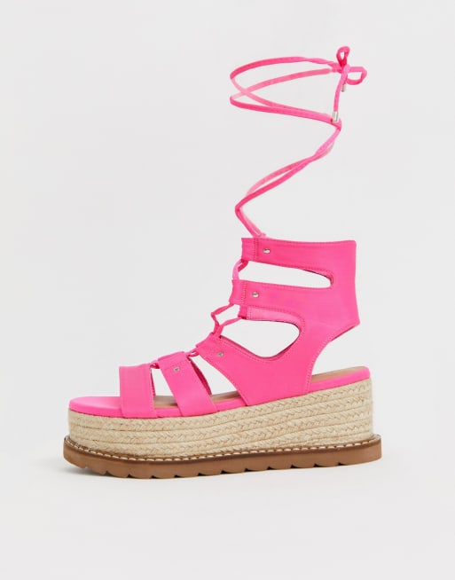 Asos design jive store flatform espadrilles