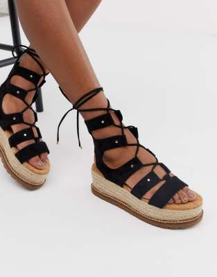 asos design jive flatform espadrilles