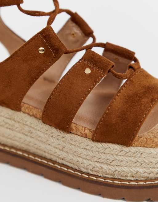 Asos design jive flatform espadrilles on sale