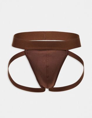ASOS DESIGN jock strap in brown - ASOS Price Checker