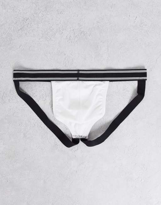 ASOS DESIGN jock strap with contrast black waistband, 4 of 4