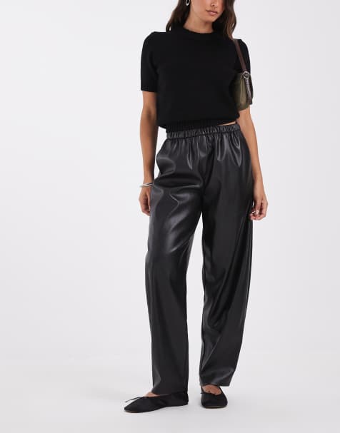 ASOS DESIGN jogger carotte ajusté noir - view 1
