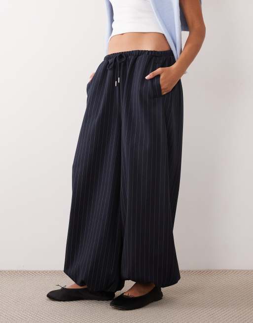 ASOS DESIGN jogger coordonné ample à rayure fine, 2 de 5