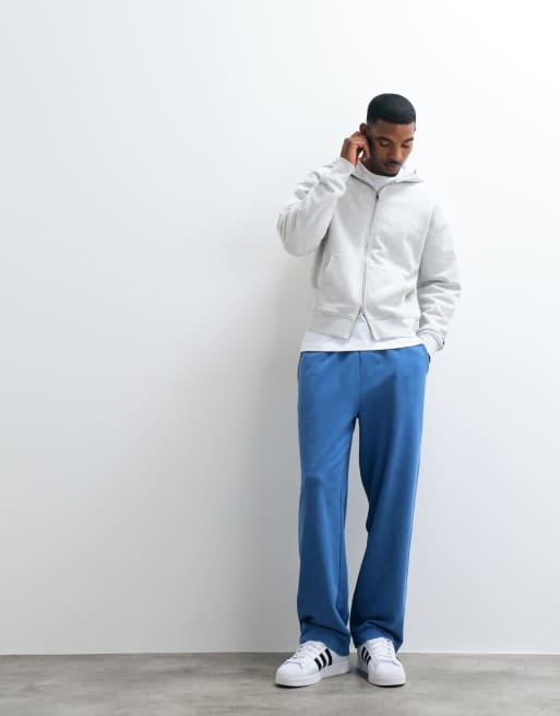 ASOS DESIGN - jogger de pernera ancha con lavado ácido en delft, 2 de 5