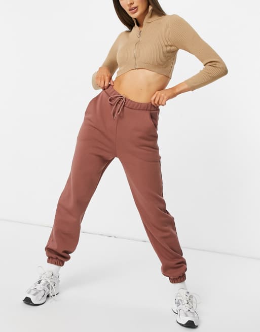 ASOS Design - Jogger d'ensemble oversize - Marron cognac